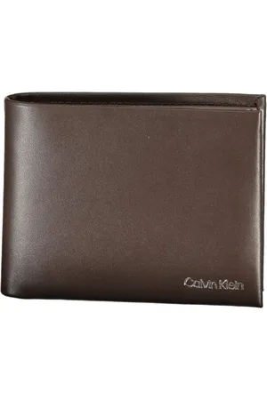 Calvin Klein Akcesoria, Mężczyzna, brązowy, ONE SIZE, Skóra, Elegancki Portfel Skórzany z Ochroną Rfid