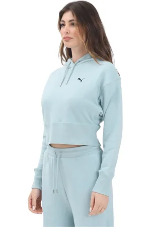 PUMA Bluzy, Kobieta, Zielony, S, Zielony hoodie Premium ESS kobiety