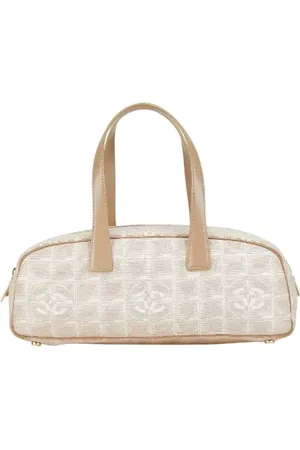 CHANEL Pre-owned, Kobieta, Beżowy, ONE SIZE, Pre-owned Canvas handbags