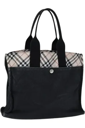 Burberry Pre-owned, Kobieta, Czarny, ONE SIZE, Pre-owned Canvas totes