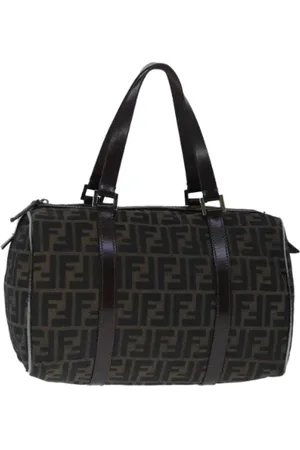 Fendi Pre-owned, Kobieta, Czarny, ONE SIZE, Skóra, Pre-owned Canvas handbags