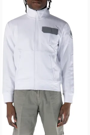 Blauer Bluzy, Mężczyzna, Biały, XL, Biała Bluza Walton Casual Sportowy Look