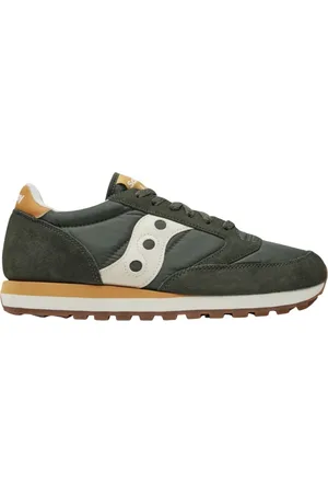 Saucony Buty, Mężczyzna, Wielobarwność, 43 EU, Len, Zielone Jazz Original Sneakers
