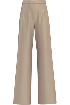 MARELLA Spodnie, Kobieta, brązowy, S, Brązowe Spodnie Wide Leg