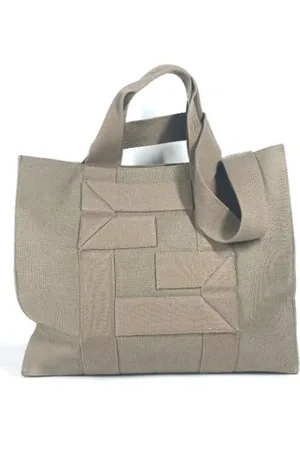 Fendi Pre-owned, Kobieta, Zielony, ONE SIZE, Bawełna, Pre-owned Cotton fendi-bags