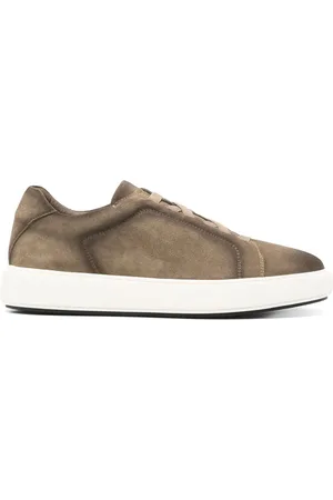 Officine creative Buty, Mężczyzna, brązowy, 42 1/2 EU, Zamsz, Slouch Sneakers