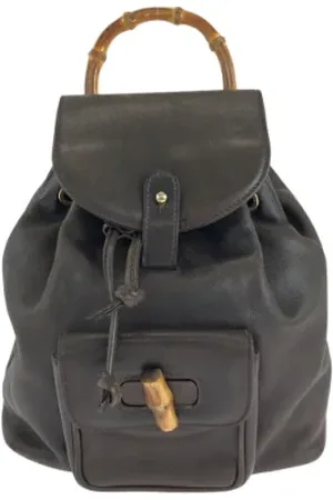 Gucci Pre-owned, Kobieta, brązowy, ONE SIZE, Skóra, Pre-owned Leather backpacks