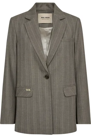 Mos Mosh Kurtki, Kobieta, Zielony, 2XL, Poliester, Klasyczny Elvie Blazer w kolorze Chocolate Chip
