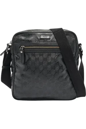 Gucci Pre-owned, Kobieta, Czarny, ONE SIZE, Len, Pre-owned Canvas gucci-bags