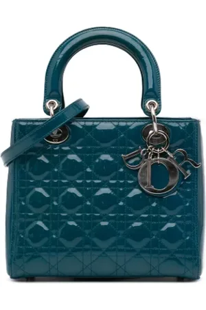 Dior Pre-owned, Kobieta, Niebieski, ONE SIZE, Skóra, Pre-owned Leather dior-bags
