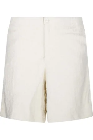 OFF-WHITE Szorty, Mężczyzna, Beżowy, M, Krótkie spodenki do kręgli kremowe