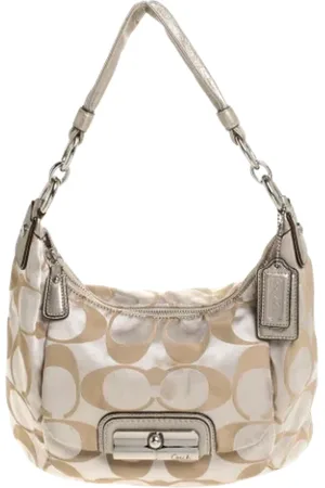 Coach Pre-owned, Kobieta, Beżowy, ONE SIZE, Pre-owned Skórzane torebki