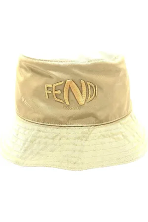 Fendi Pre-owned, Kobieta, Beżowy, ONE SIZE, Pre-owned Fabric hats