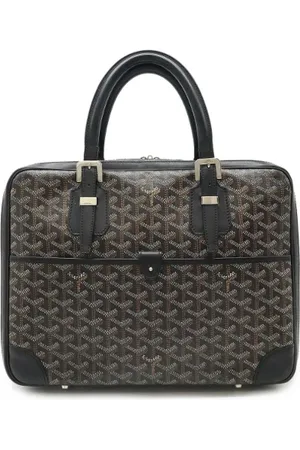 GOYARD Pre-owned, Mężczyzna, Czarny, ONE SIZE, Skóra, Pre-owned Canvas briefcases