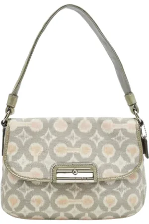 Coach Pre-owned, Kobieta, Szary, ONE SIZE, Pre-owned Canvas handbags