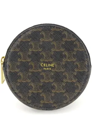 Céline Pre-owned, Kobieta, Czarny, ONE SIZE, Skóra, Pre-owned portfele płócienne