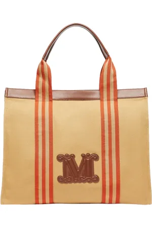 Max Mara Torebki, Kobieta, brązowy, ONE SIZE, Beżowa torba shopper Palau