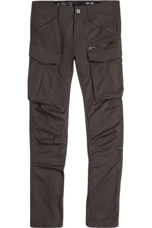 G-Star Spodnie, Mężczyzna, Czarny, W31 L32, Spodnie Cargo Zip 3D