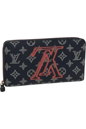 LOUIS VUITTON Pre-owned, Kobieta, Niebieski, ONE SIZE, Pre-owned portfele płócienne