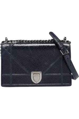 Dior Pre-owned, Kobieta, Niebieski, ONE SIZE, Pre-owned Leather dior-bags
