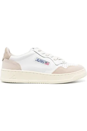 Autry Buty, Kobieta, Biały, 37 EU, Białe Papryka Niskie Sneakersy