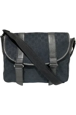 Gucci Pre-owned, Mężczyzna, Czarny, ONE SIZE, Skóra, Pre-owned Canvas gucci-bags