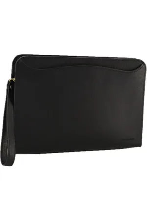 Burberry Pre-owned, Kobieta, Czarny, ONE SIZE, Skóra, Pre-owned Leather clutches