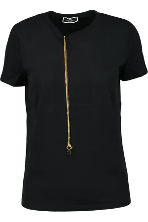 Elisabetta Franchi Koszulki, Kobieta, Czarny, S, Tshirt
