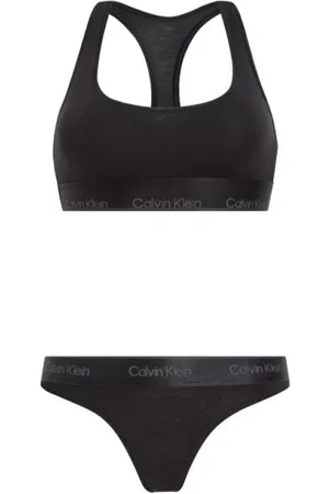 Calvin Klein Stroje kąpielowe, Kobieta, Czarny, L, Bikini