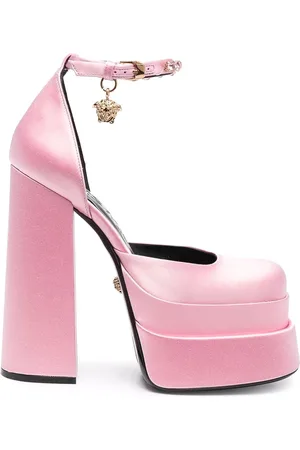 VERSACE Buty, Kobieta, Różowy, 40 EU, Buty na wysokim obcasie dla kobiet Meduza jasnoróżowa 1002005-Dra 67-1Pb 9V