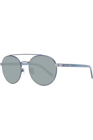 Ted Baker Akcesoria, Mężczyzna, Niebieski, ONE SIZE, Niebieskie Okulary Awiatory