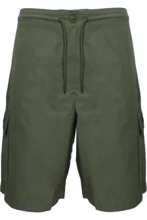 Emporio Armani Szorty, Mężczyzna, Zielony, S, Cargo Bawełniane Szorty Bermuda