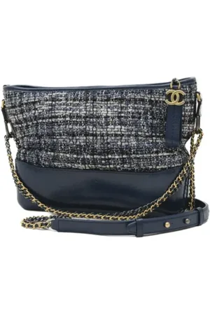 CHANEL Pre-owned, Kobieta, Niebieski, ONE SIZE, Tweed, Pre-owned Fabric chanel-bags