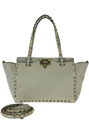 VALENTINO Pre-owned, Kobieta, Biały, ONE SIZE, Pre-owned Skórzane torebki