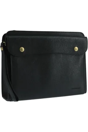 Burberry Pre-owned, Kobieta, Czarny, ONE SIZE, Skóra, Pre-owned Leather clutches