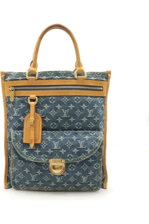 LOUIS VUITTON Pre-owned, Kobieta, Niebieski, ONE SIZE, Denim, Pre-owned Denim totes