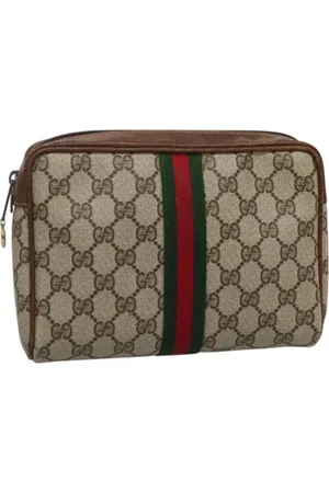 Gucci Pre-owned, Kobieta, Beżowy, ONE SIZE, Skóra, Pre-owned Leather clutches