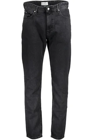 Calvin Klein Jeansy, Mężczyzna, Czarny, W31, Bawełna, Jeansyy slim-fit z bawełny