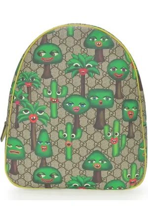 Gucci Pre-owned, Kobieta, Wielobarwność, ONE SIZE, Skóra, Pre-owned Canvas backpacks