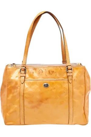 Coach Pre-owned, Kobieta, Beżowy, ONE SIZE, Pre-owned Skórzane torebki