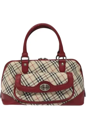 Burberry Pre-owned, Kobieta, Beżowy, ONE SIZE, Skóra, Pre-owned Canvas handbags