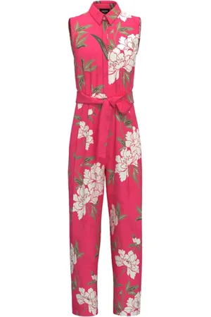 MARELLA Kombinezony, Kobieta, Różowy, S, Fuchsia Jumpsuit Regius Wiskoza Twill