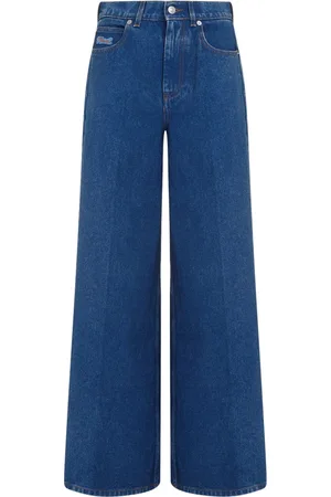Marni Jeansy, Kobieta, Niebieski, S, Denim, Niebieskie Jeansyy z Bawełny