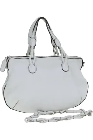 Loewe Pre-owned, Kobieta, Biały, ONE SIZE, Pre-owned Skórzane torebki