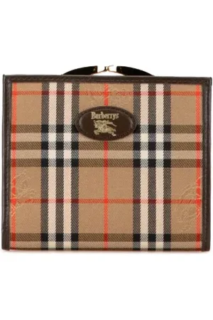 Burberry Pre-owned, Kobieta, Wielobarwność, ONE SIZE, Skóra, Pre-owned portfele płócienne