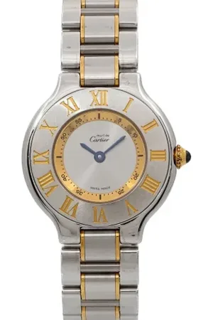 Cartier Pre-owned, Kobieta, Żółty, ONE SIZE, Pre-owned Stainless Steel watches