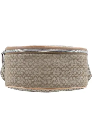 Coach Pre-owned, Kobieta, Biały, ONE SIZE, Len, Pre-owned Canvas crossbody-bags