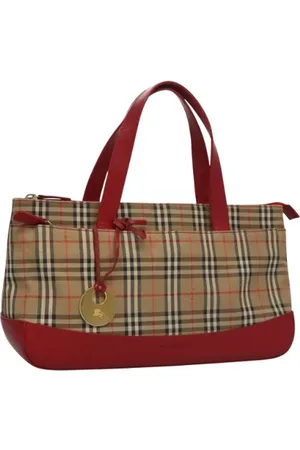 Burberry Pre-owned, Kobieta, Beżowy, ONE SIZE, Skóra, Pre-owned Canvas handbags