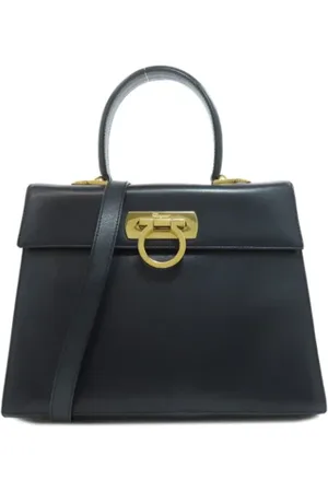 Salvatore Ferragamo Pre-owned, Kobieta, Niebieski, ONE SIZE, Skóra, Pre-owned Skórzane torebki