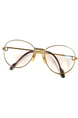 Cartier Pre-owned, Kobieta, Żółty, ONE SIZE, Pre-owned Metal sunglasses